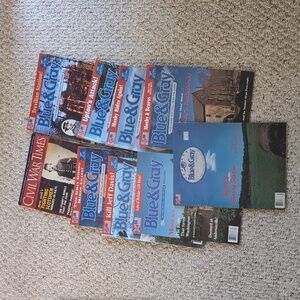 Assorted Civil War Magazines. "Blue & Gray"